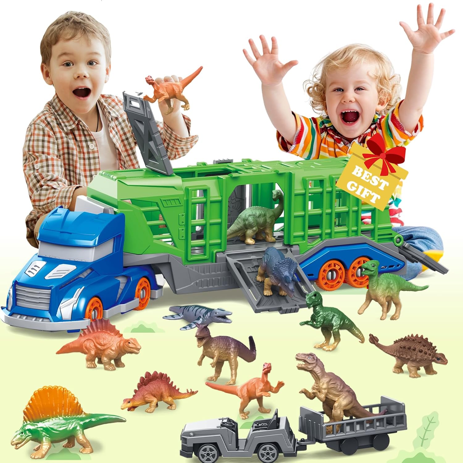 Model Kit Dinosaur - Juego de Juguetes de Vehículos de