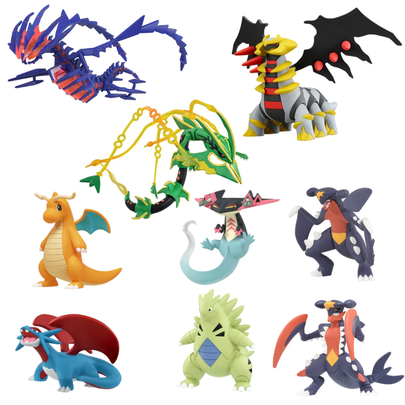 Model Kit Rayquaza - Figuras Originales TAKARA TOMY de Pokémon