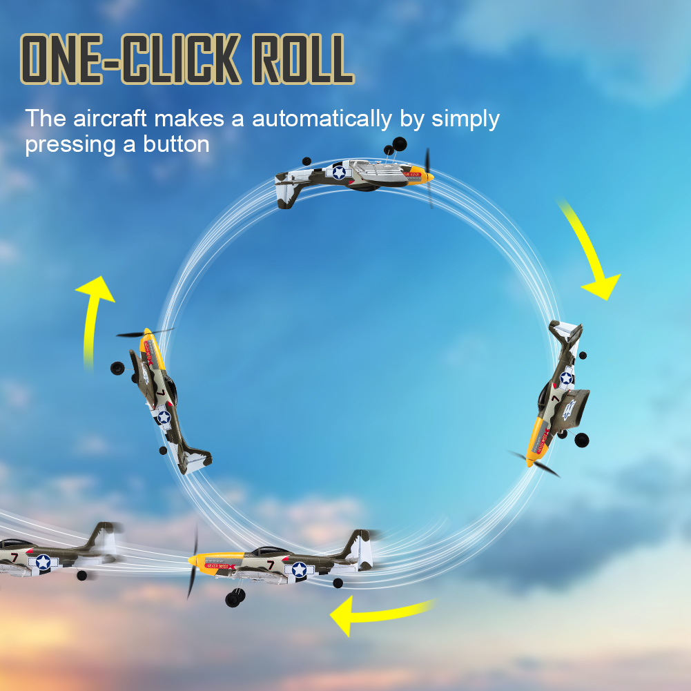 Avión RC P51 Mustang 2,4G Radi - Model Kit Spitfire reseña y precio