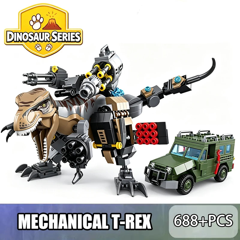 Set de 688 Piezas de Bloques M - Model Kit Dinosaur reseña y precio