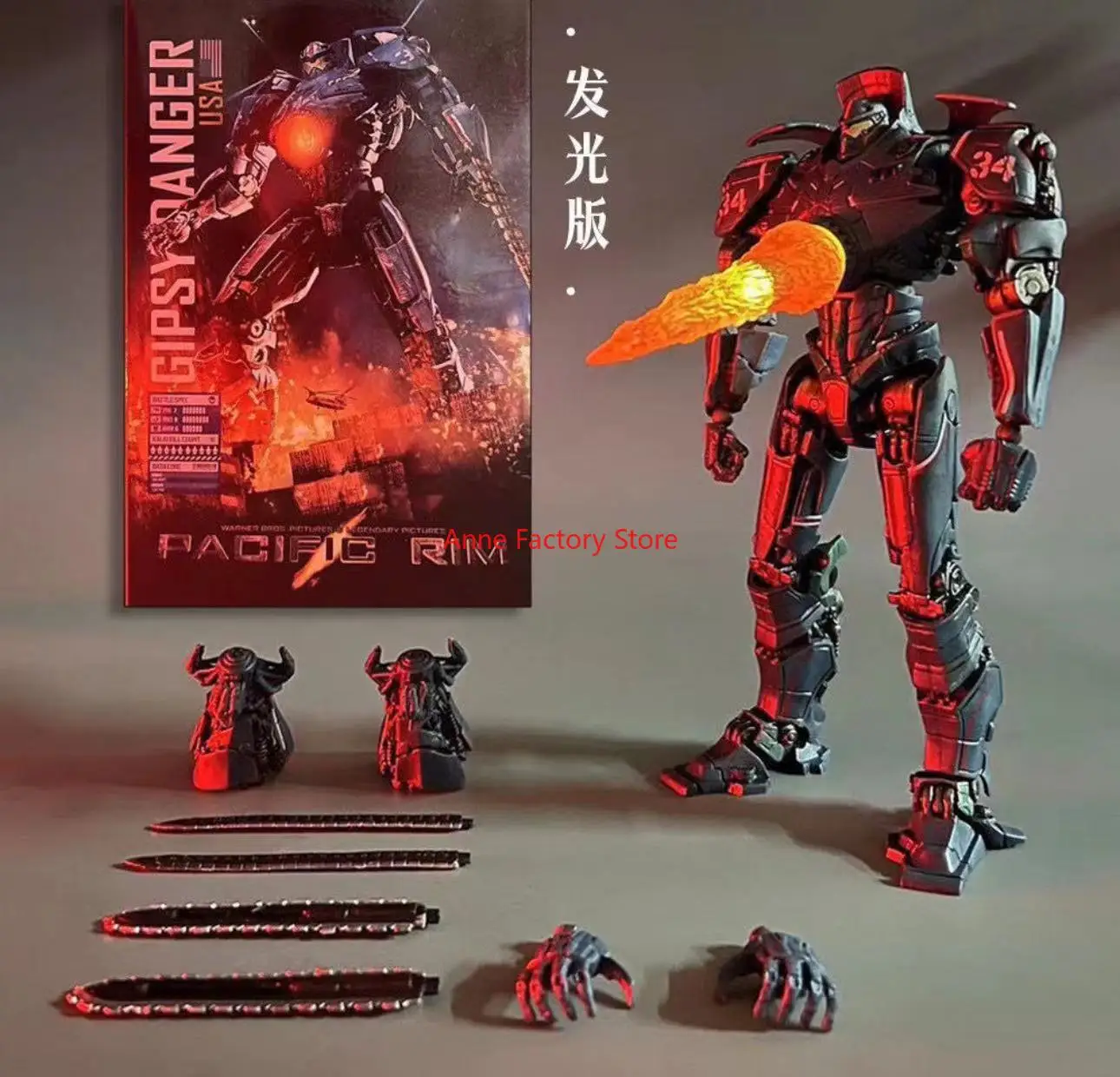 Spot NOW Light 20CM Emit NECA  - Model Kit Pacific Rim reseña y precio