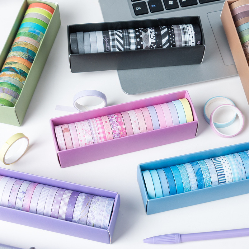 1 caja/20 rollos de cinta adhe - Masking Tape Thin reseña y precio