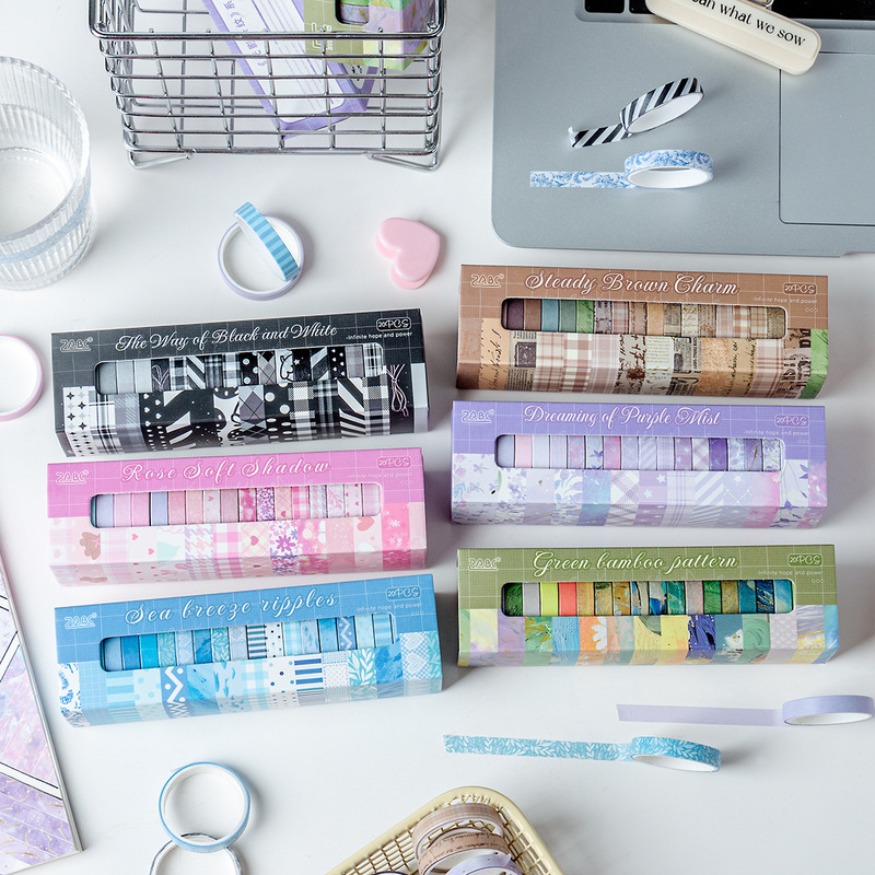 1 caja/20 rollos de cinta adhe - Masking Tape Thin reseña y precio