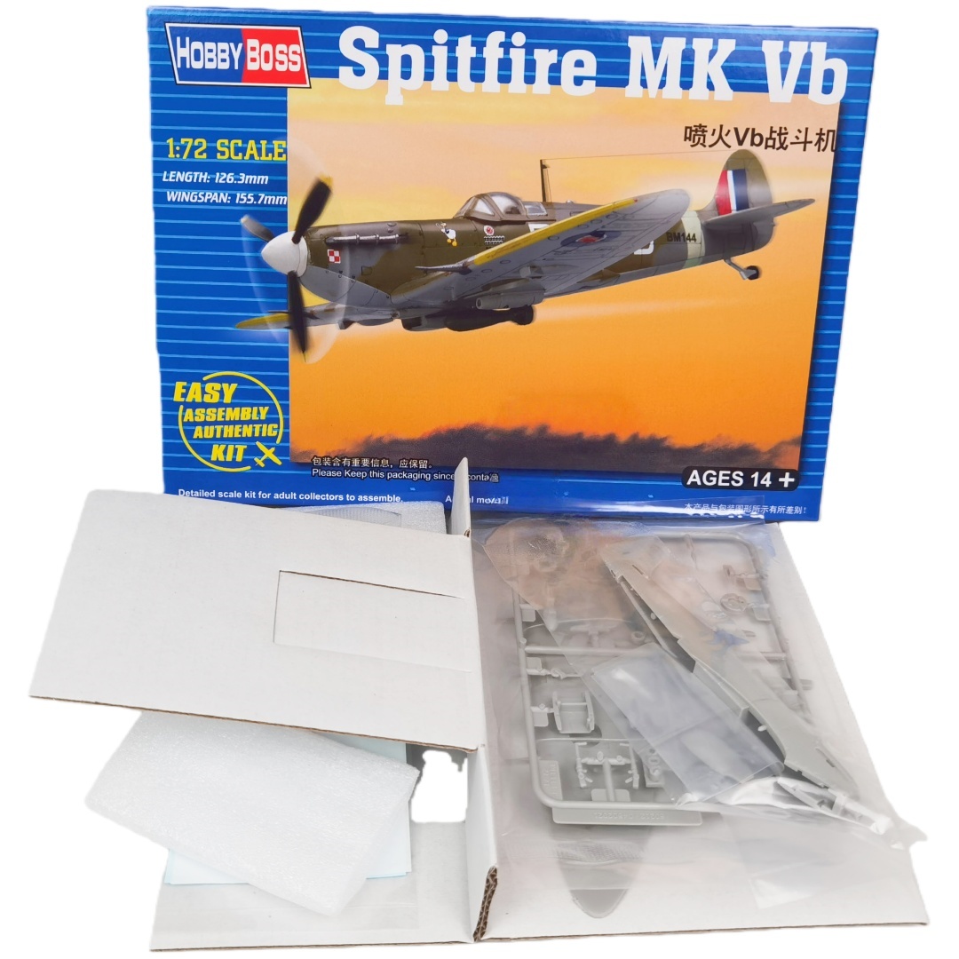 TRUMPETER 1/72 Spitfire MK VB  - Model Kit Spitfire reseña y precio