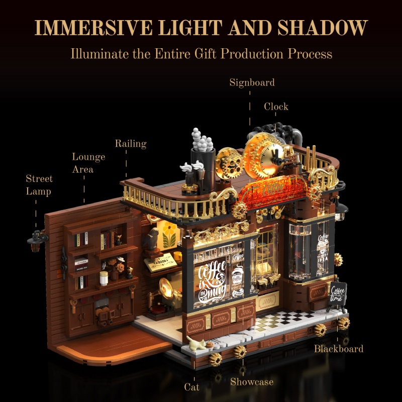 Set de Construcción Steampunk  - Model Kit Locomotive reseña y precio