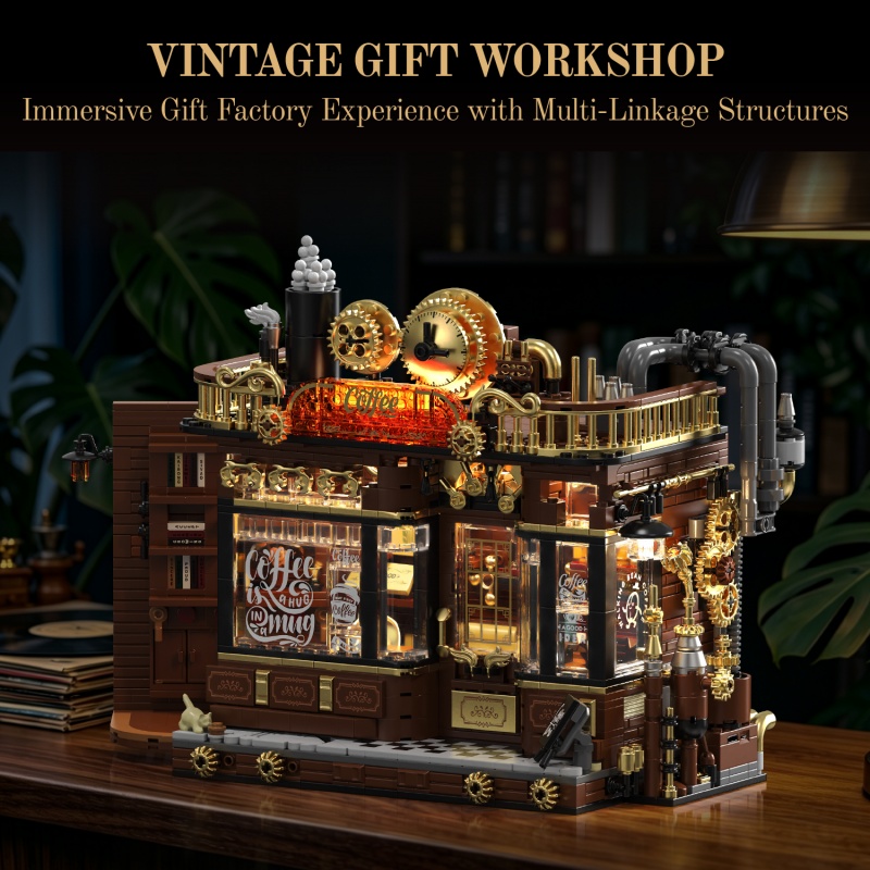 Set de Construcción Steampunk  - Model Kit Locomotive reseña y precio