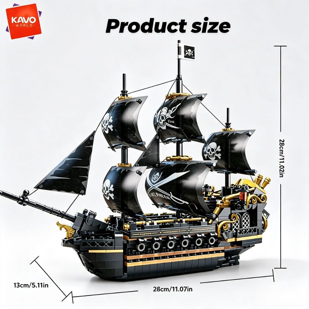 KAVOWORLD 801 piezas 1799 Bloq - Model Kit Ikaruga reseña y precio