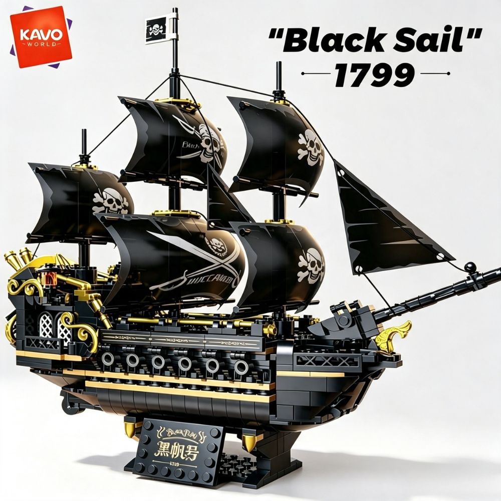 KAVOWORLD 801 piezas 1799 Bloq - Model Kit Ikaruga reseña y precio