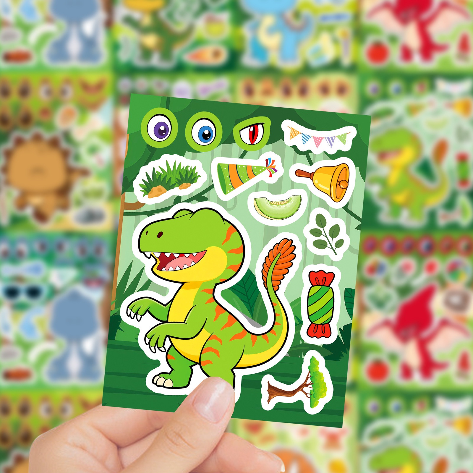 8/16 hojas de pegatinas de rom - Model Kit Dinosaur reseña y precio